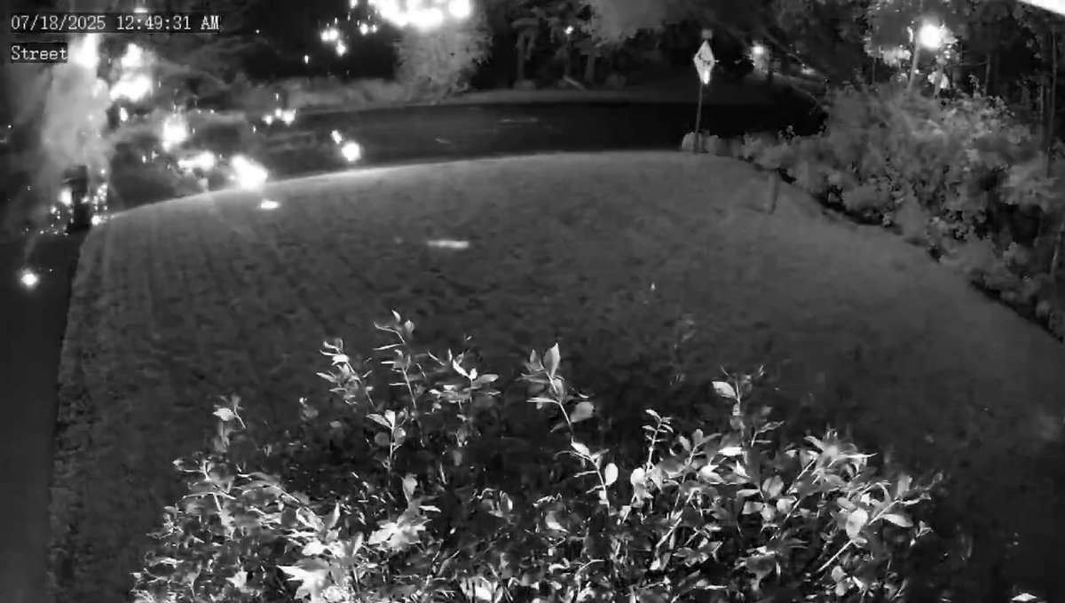 NEW: Please review the security video and audio of the 12:49 AM explosion outside my home. A masked individual detonated an incendiary device in my trash, causing a fire. Eagan Police are investigating. If you recognize anything, please contact them at (651) 675-5700.