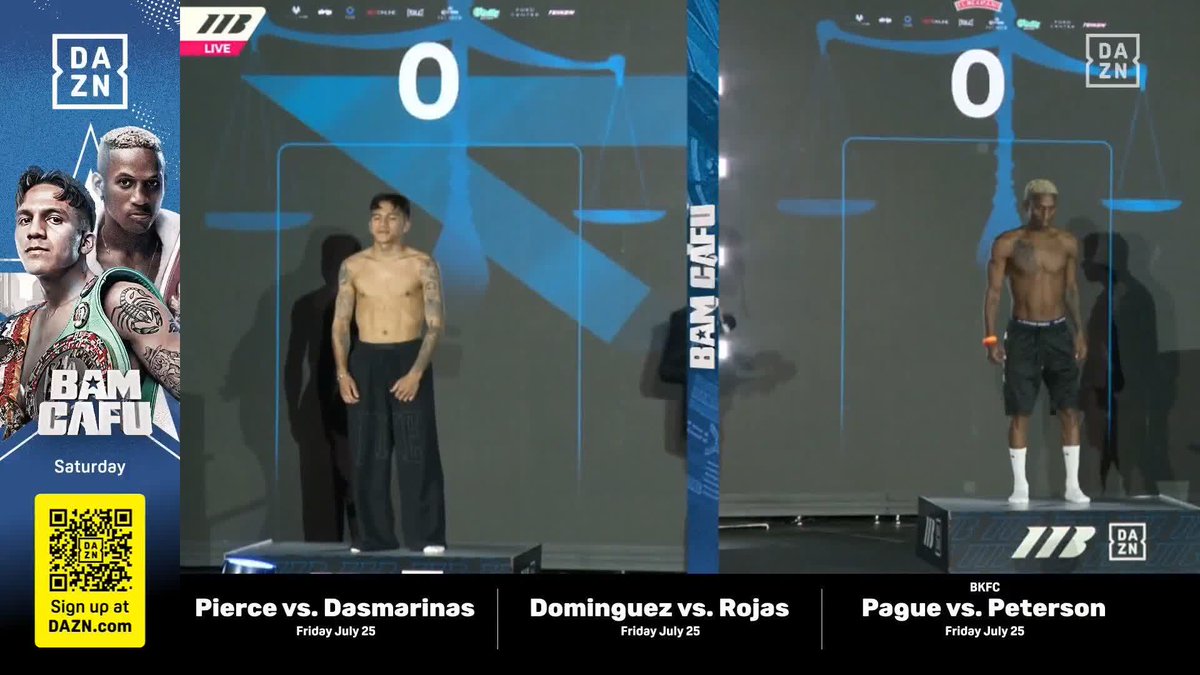 THE UNIFICATION IS ON 🔥 ⚖️ bam - 114.8lbs ⚖️ Phumelela Cafu - 115lbs #RodriguezCafu | DAZN | #PachecoMcCumby