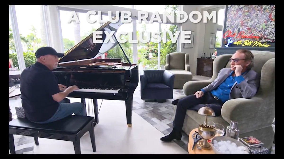 So excited about our first-ever Club Random on the road - went to Boca to talk to someone I'd literally have gone anywhere in the world for, Florida Man Billy Joel!!