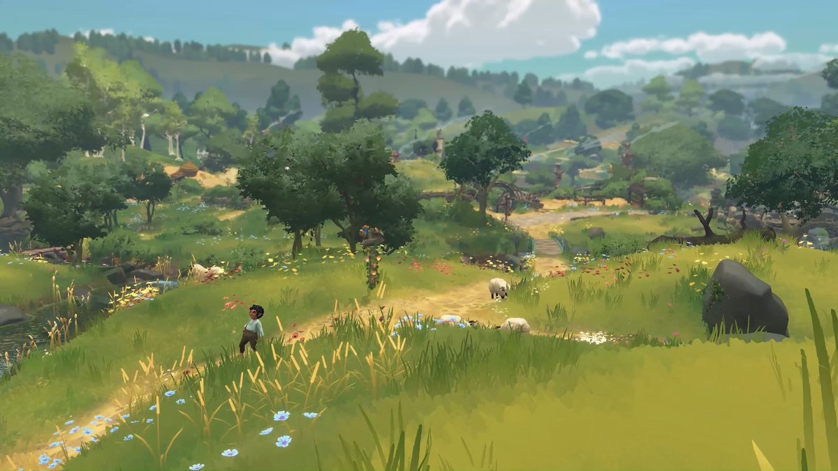 A perfect spot for pondering life’s big questions — like, is it elevenses yet? 🍰 #cozy #hobbit #talesoftheshire #cozygaming
