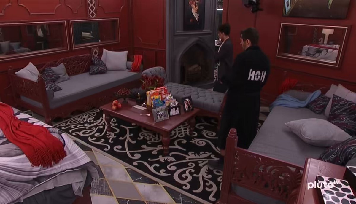 #BB27 7/18 12:28 PM: Jimmy is planning on making a fashion statement during the nomination ceremony. Wearing his HOH robe, nice pants, and gloves that he plans to throw on the table while saying “The gloves are off.” #BigBrother #BigBrotherBuzz