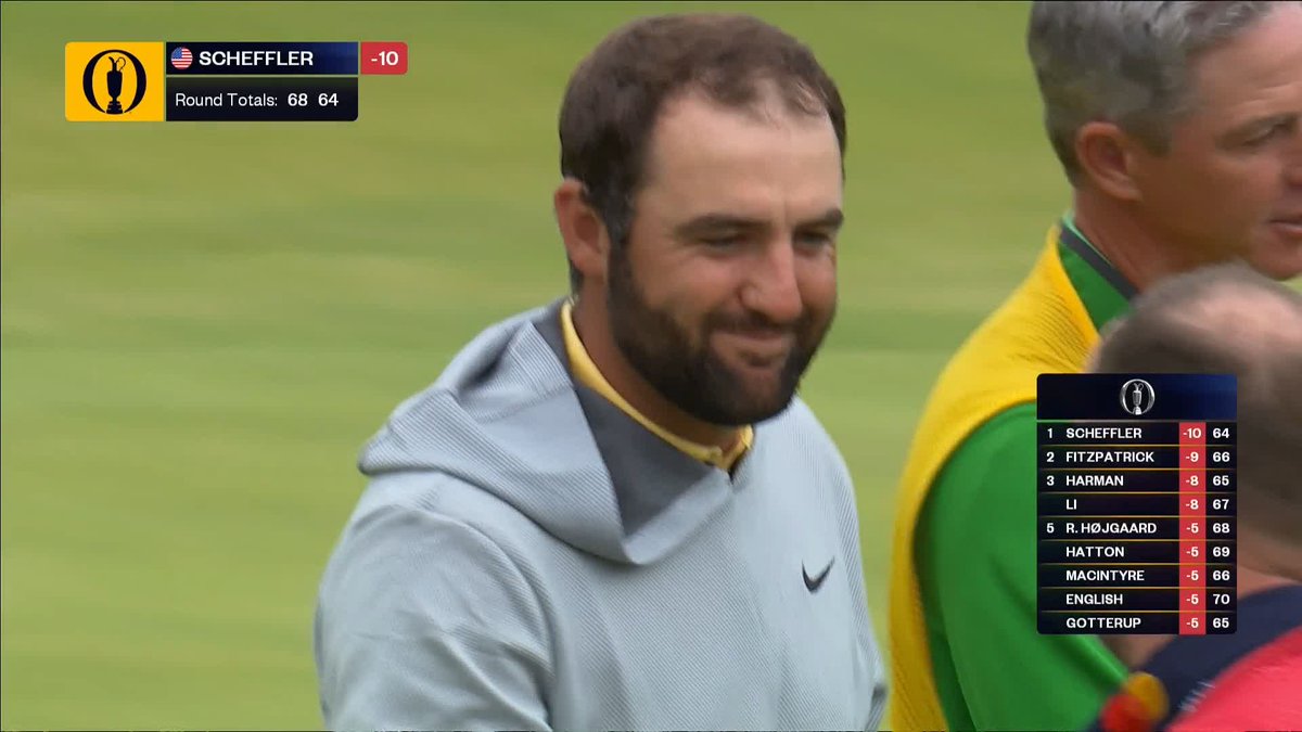 Scottie Scheffler's fantastic Friday at Royal Portrush comes to an end 👏