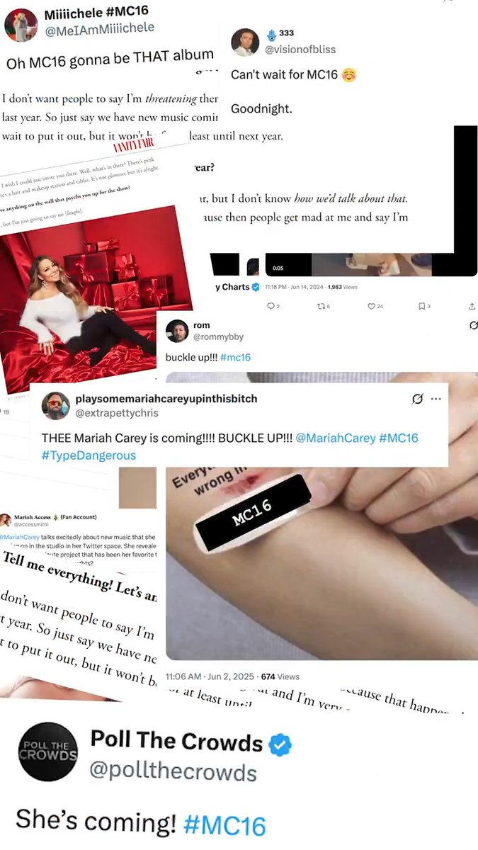 🚨Mariah Carey teases new album #MC16: “Soon”