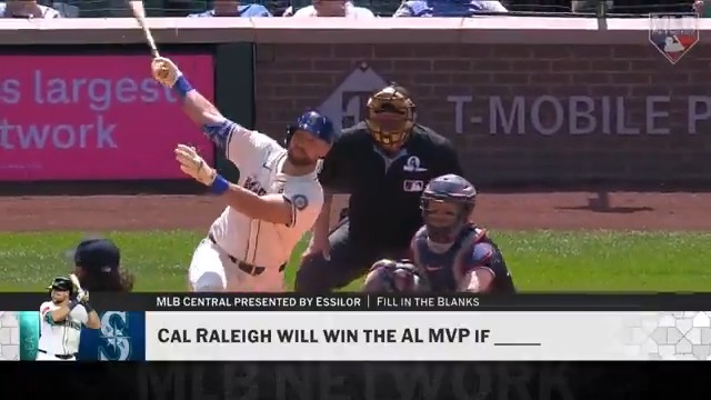 Fill in the blank: Cal Raleigh will win the AL MVP if _______.