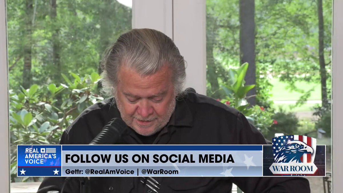 BANNON: Trump just sued the WSJ over Epstein. But the real bomb is: “Tulsi Gabbard, the DNI under President Trump, dropped a thermonuclear weapon today on the deep state.” This dwarfs anything from Murdoch’s crew.