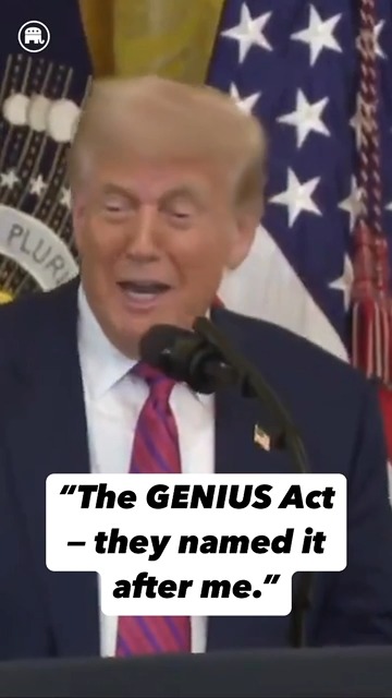 President Trump has officially signed the GENIUS Act into law, paving the way to lead the global digital currency revolution.