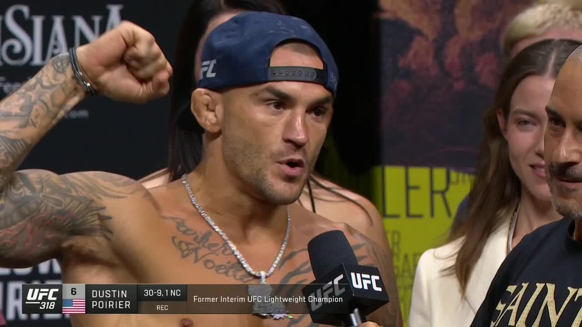 "What an honor to lay the gloves down where it all started." 💎 One last sleep till the Last Dance 🍿 #UFC318