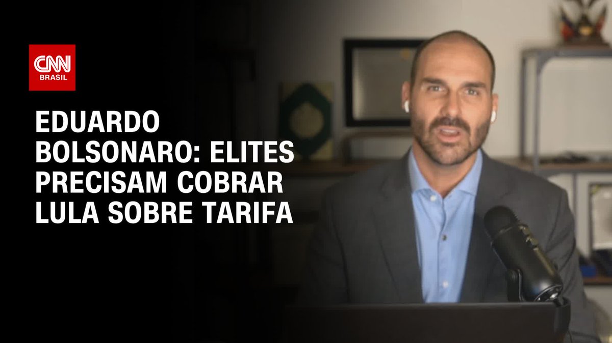 Eduardo: Elites precisam cobrar Lula sobre tarifa; assista #CNNArena