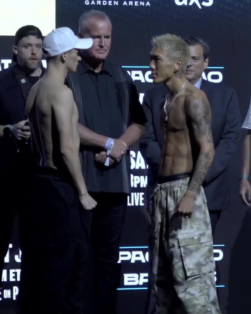 アラン・ピカソ 125.8lbs（57.06kg） 亀田京之介 126lbs（57.15kg） 年末に井上尚弥戦が内定しているピカソが順当にクリアするか、「全て奪う。その計画も壊す」と語った亀田がアップセットを起こすか