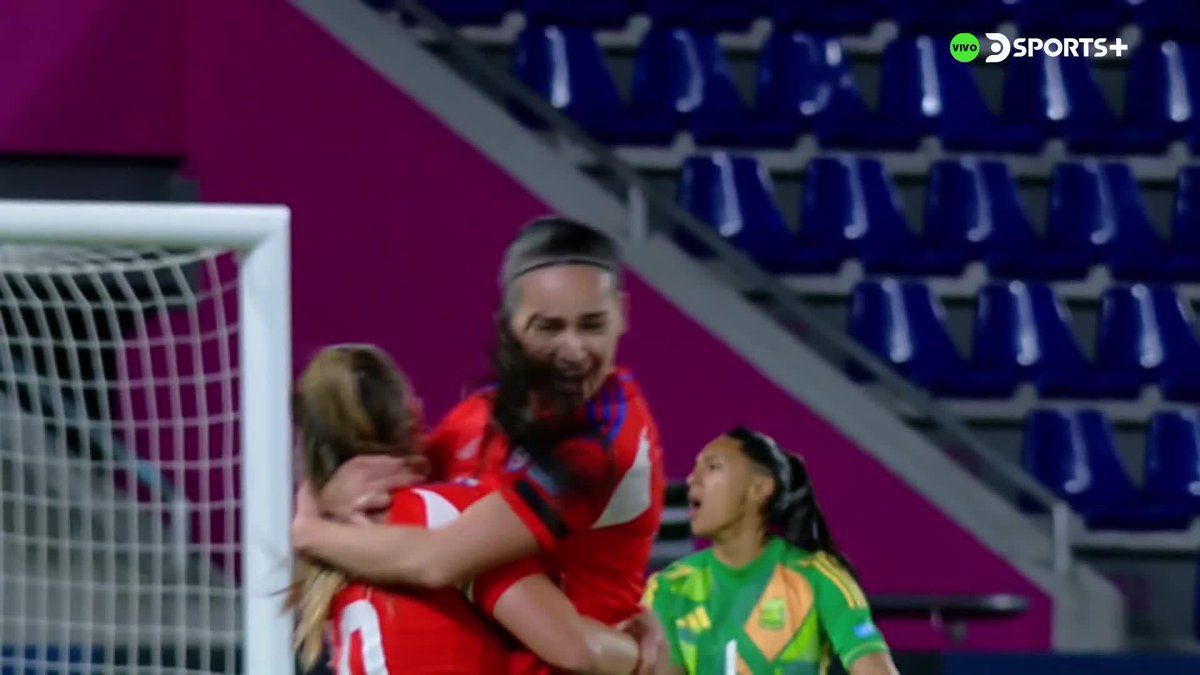 ¡GOL DE CHILE! Vaitiare Pardo enfrentó a la portera y definió muy bien para el 1-0 de La Roja ante Argentina, en la Copa América Femenina. 🌟🇨🇱