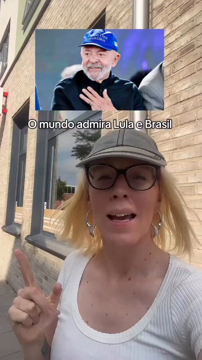 O mundo admira o Presidente Lula! Dinamarquesa fica impressionada com o discursos do Lula contra o Trump: “Eu nem sou brasileira e eu sinto um orgulho grande de todos os discursos dele contra o Trump. O mundo inteiro está aplaudindo”.