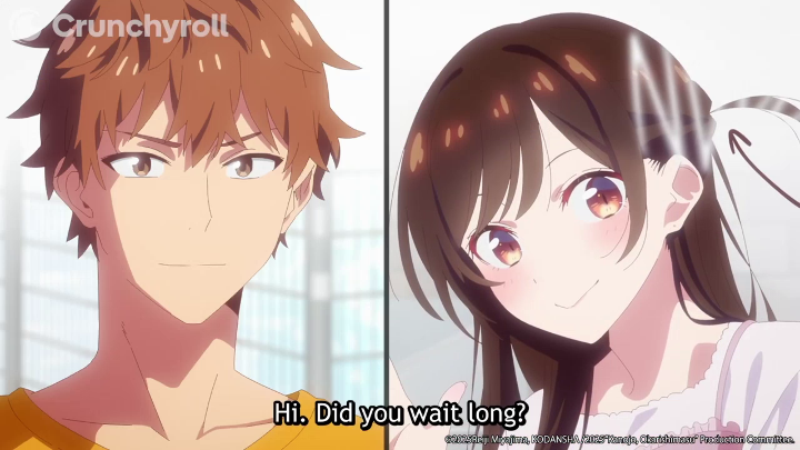 Chizuru asks Kazuya out for the first time 💖 (via Rent-a-Girlfriend Season 4)