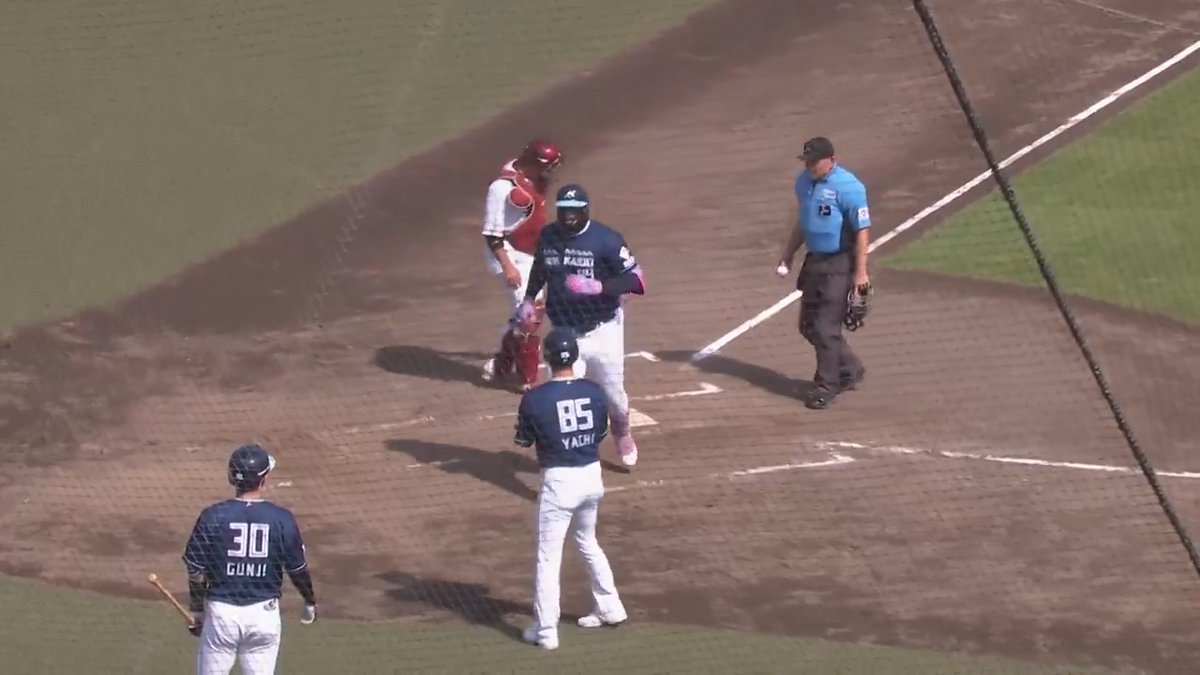リーグ最速20号✨ 北海道日本ハム レイエス 選手の勝ち越しソロホームラン🌈 👇ライブ配信はこちら