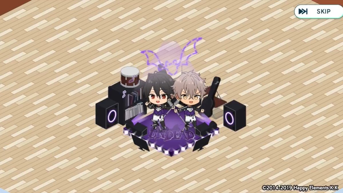 【お知らせ】 現在開催中の「ESファン感謝祭記念ミッション」では UNDEADメンバー限定のコミュが発生するオフィスアイテムをGETできます！ お仕事に10回挑戦して、ぜひオフィスアイテムをGETしてくださいね♪ ミッションは「マイルーム」＞「CAMPAIGN」より確認できます💫 #あんスタ