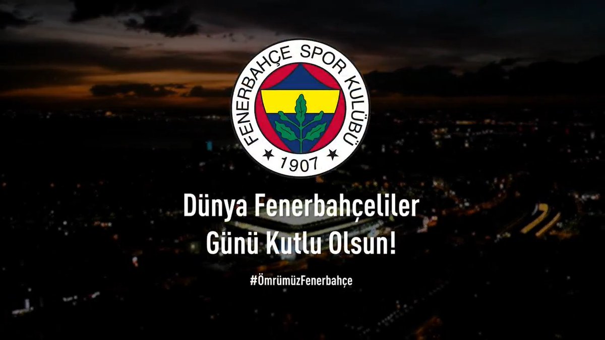 19.07 Dünya Fenerbahçeliler Günümüz kutlu olsun. 💛💙 #ÖmrümüzFenerbahçe