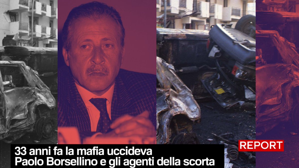 Il 19 luglio 1992 una carica di tritolo in via D'Amelio, a Palermo, fa saltare in aria il magistrato antimafia Paolo Borsellino e gli agenti Agostino Catalano, Emanuela Loi, Vincenzo Li Muli, Walter Eddie Cosina, Claudio Traina. Rivedi l'inchiesta 👇