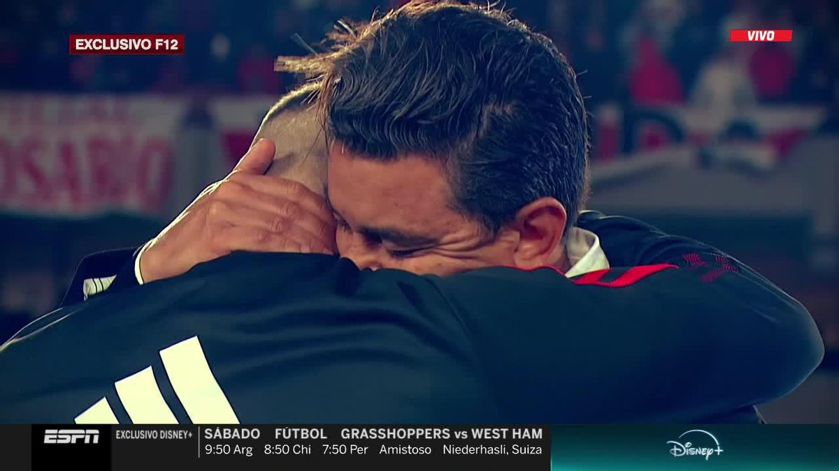 EL HIJO PRÓDIGO REGRESÓ Y EL PADRE DE LA CRIATURA ESTÁ FÉLIZ ⚪🔴 Juanfer Quintero y Marcelo Gallardo se vuelven a reencontrar y está vez será en donde esta historia comenzó: en RIVER 📺 #DisneyPlus