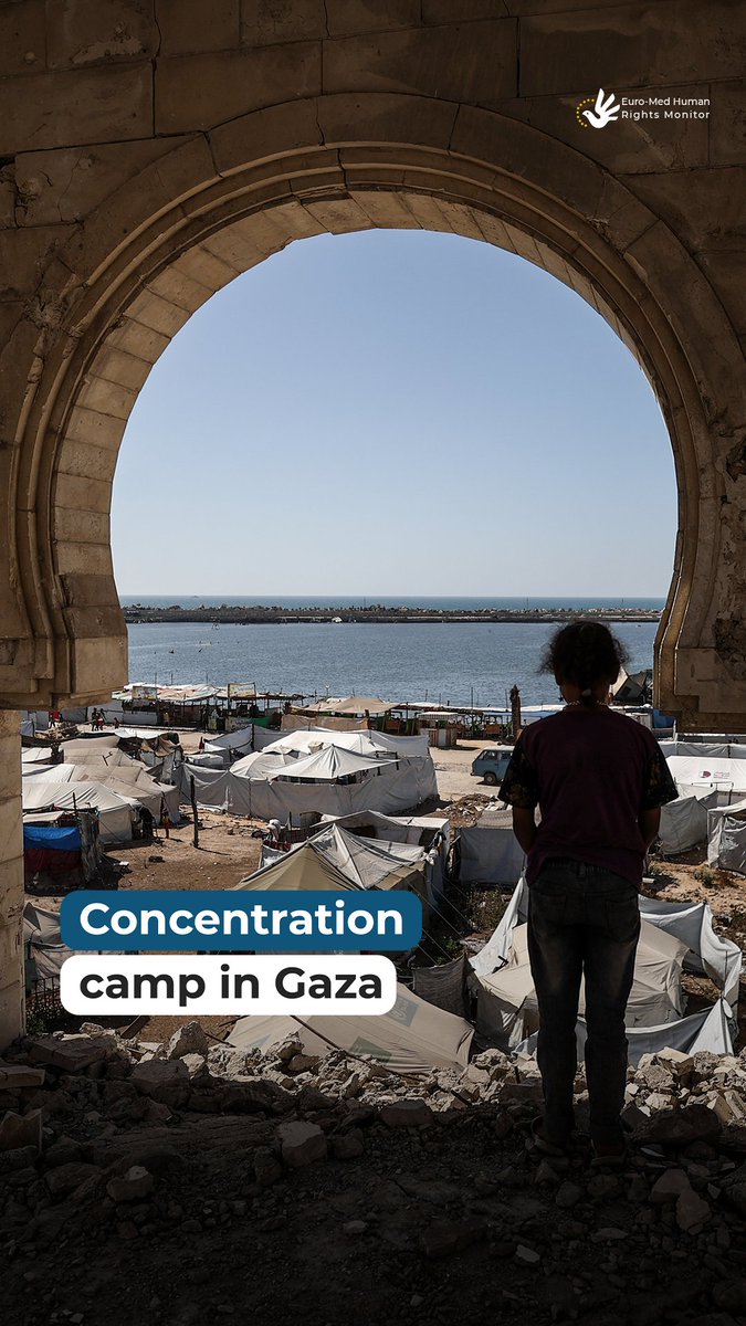 Israel brands it a “humanitarian zone,” but it stands atop the ruins of a once-living city Over 2 million Palestinians in #Gaza face the threat of forced displacement into what is effectively a concentration camp, with no escape route or hope of return