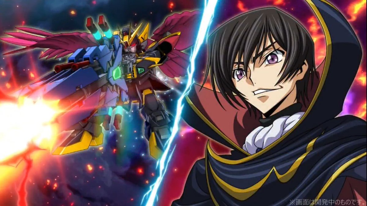 【スーパーヴァリバスターライフル(CP) 戦闘演出紹介】 『コードギアス 反逆のルルーシュ』の「ゼロ」が「ウイングガンダムゼロリベリオン」に搭乗！ 明日開始の『4ステップアップガシャ-クロッシング・パイロットR第2弾-』に新武装が登場します！！ 戦闘演出を公開！！！ #スパロボ #スパロボDD