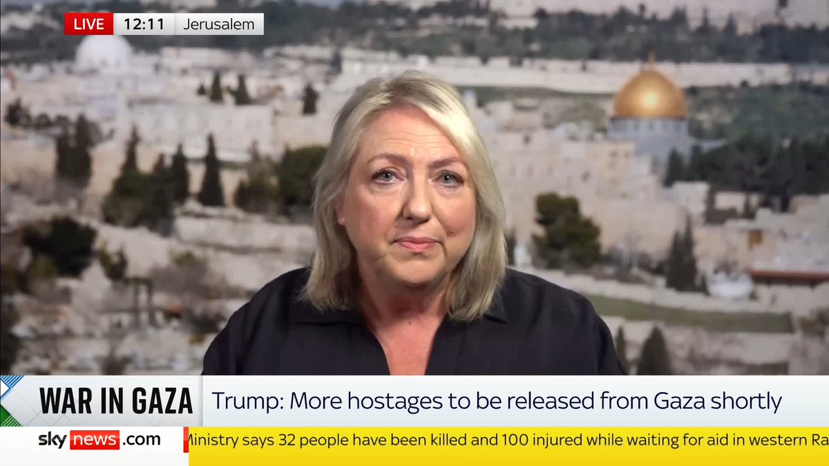 More than 30 people have been killed after Israeli troops opened fire towards crowds of Palestinians waiting for aid, according to witnesses and hospital officials. Sky's Lisa Holland is live in Jerusalem with the latest.