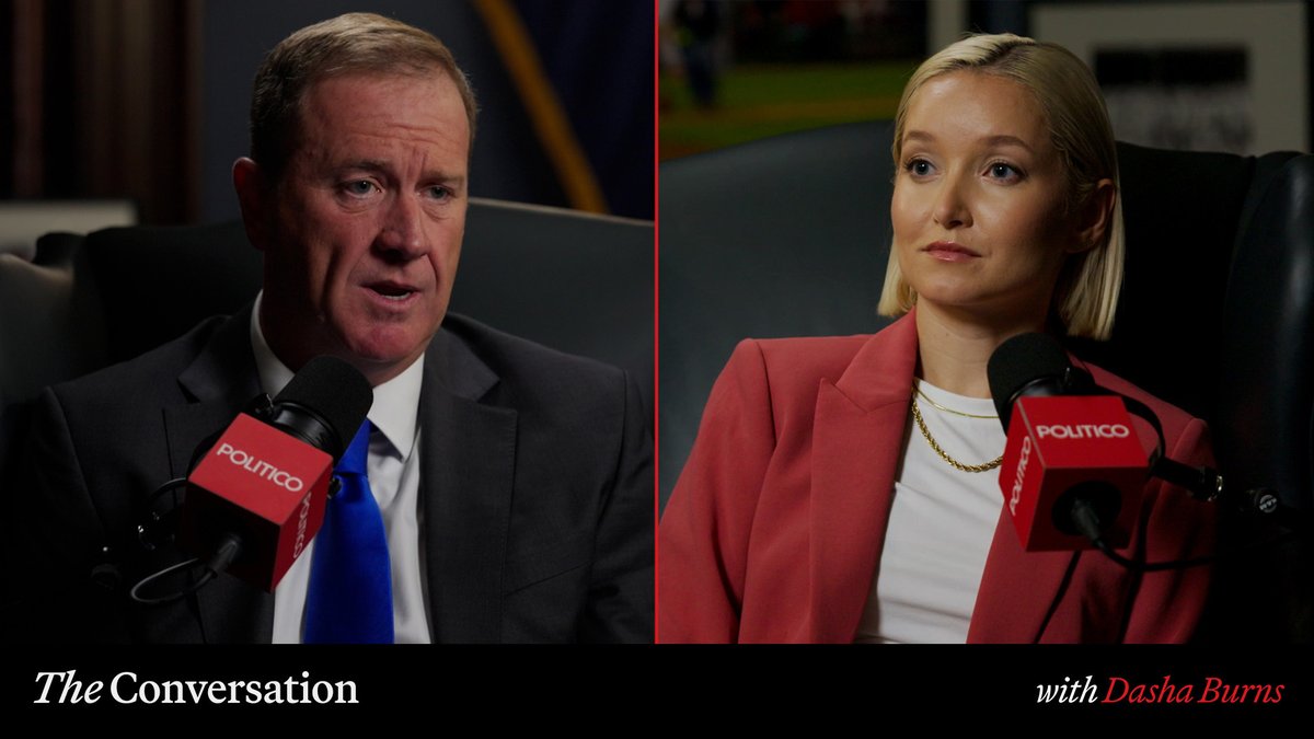 Where some hear "America First", others hear "isolationist" — a term Senator Eric Schmitt says he considers a slur in today's political climate. "I don't want to withdraw from the world," he told Dasha Burns. Subscribe to #TheConversation to hear the full interview — out Sunday 👇