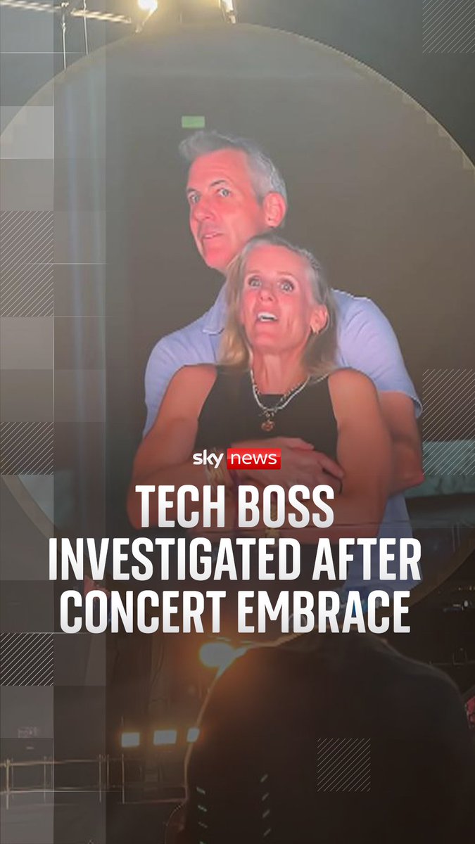 🗣️ "The Board of Directors has initiated a formal investigation into this matter." A US tech company has placed its boss on leave after a video appearing to show two senior staff members embracing at a Coldplay concert went viral.