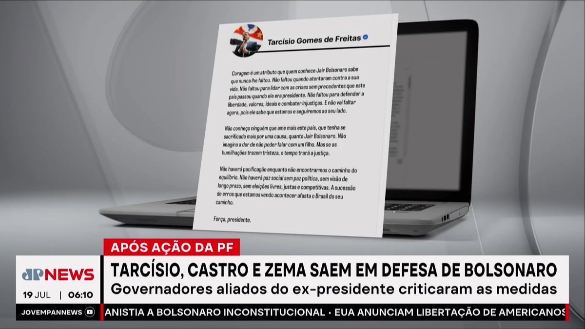 🚨 REPITO, BOLSONARO É O POLITICO MAIS POPULAR DO BRASIL, APOIADO PELOS GOVERNADORES DOS MAIORES ESTADOS DO PAÍS, RESPONSÁVEIS POR MAIS DE 80% DA ECONOMIA NACIONAL E ESTÁ SENDO AMASSADO E ENGOLIDO PELO SISTEMA. O que você acha que vão fazer com você?