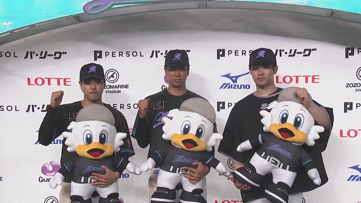 ／ 7/19 ヒーローインタビュー⚾️ ＼ 千葉ロッテ 種市篤暉 投手 上田希由翔 選手 小川龍成 選手✨