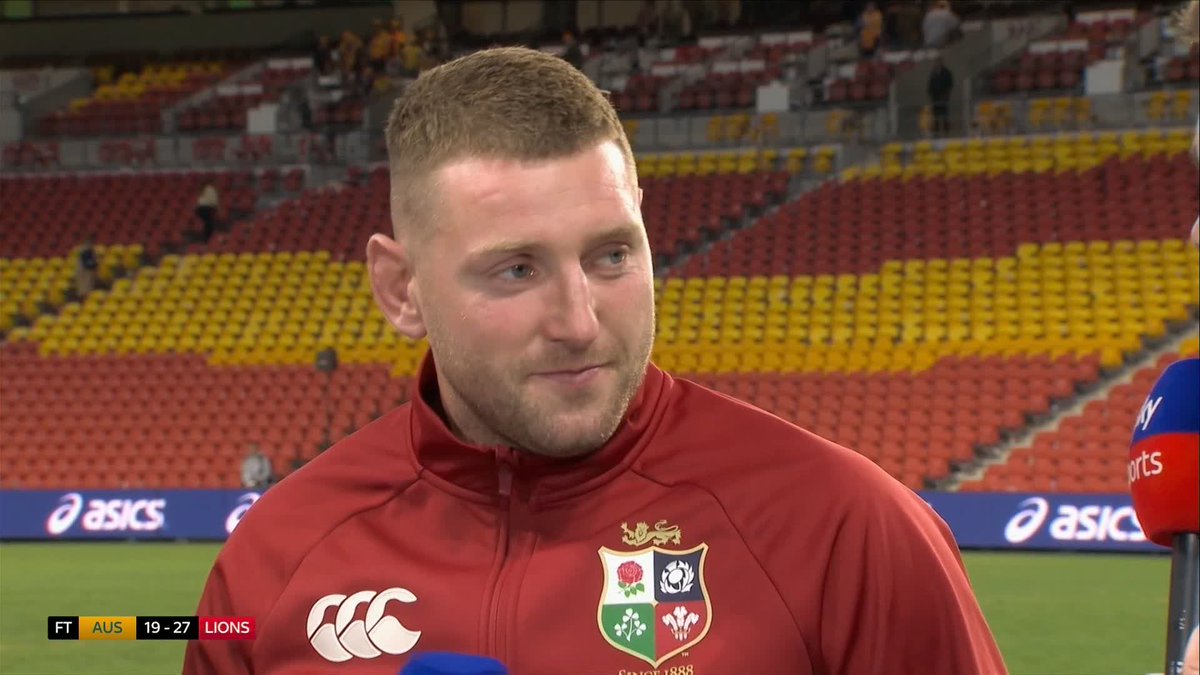"Just another game of rugby, 15 vs 15 out there!" 😅 Finn Russell on how he handled the nerves ahead of the first Test 🗣️