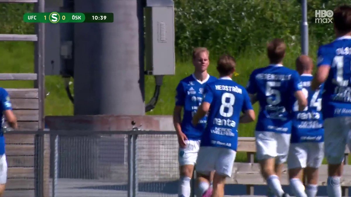 Eythor Björgolfsson gör mål för Umeå FC mot Örebro SK! 1-0 till hemmalaget. 🔵 📲 Se jumbomatchen på HBO Max