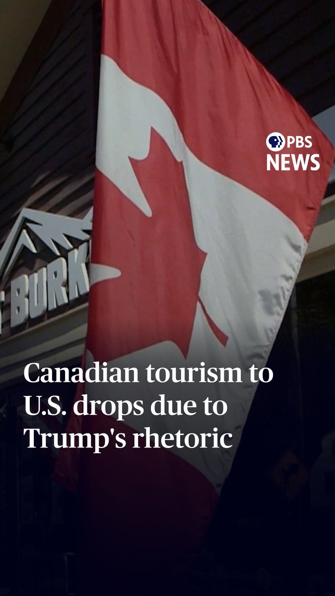 Canada sends more tourists to America than any other country. Last year, Canadians made over 20 million visits to the U.S. and spent more than $20 billion. But this year, many are not coming to the U.S. William Brangham reports.