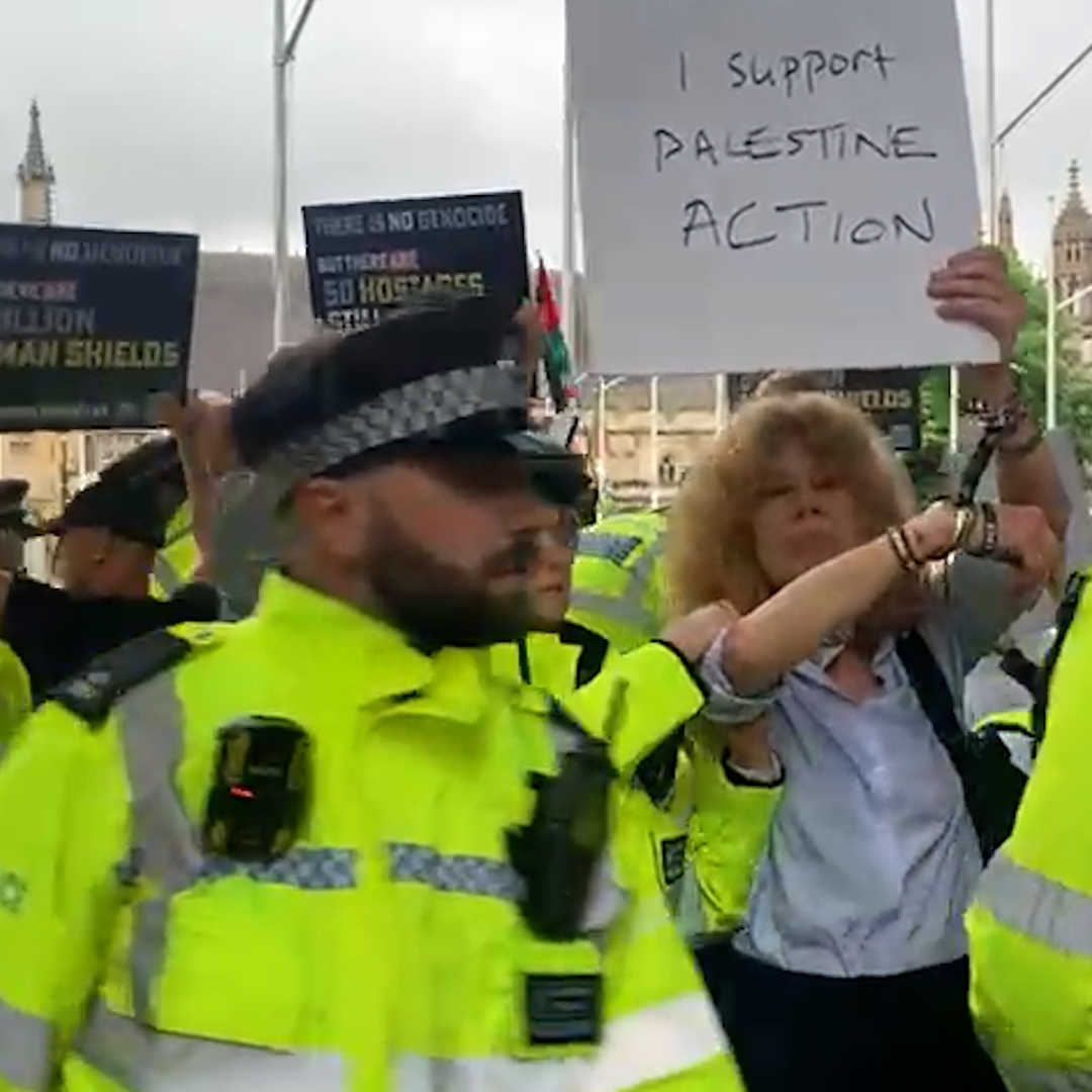 Dozens of people protesting against the ban of Palestine Action have been arrested in Westminster. The group has been a proscribed terrorist organisation for two weeks.