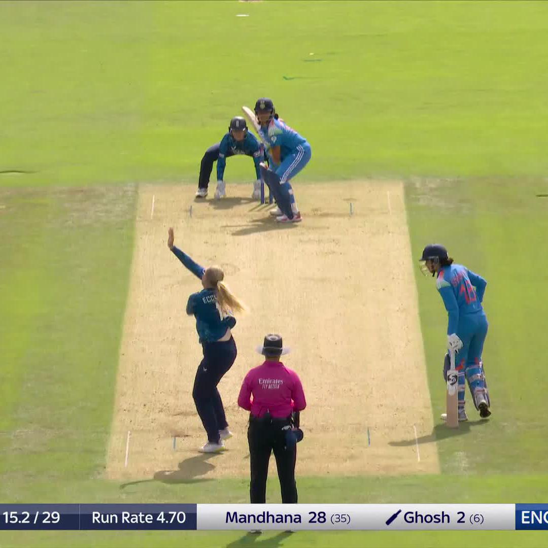 Three for Ecclestone! 🔥 India five down! 💥