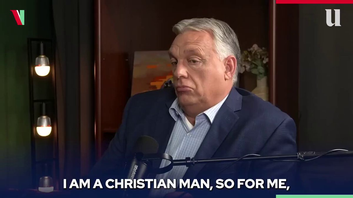 🇭🇺 ORBÁN: “HUNGARY’S INTEREST LIES IN STAYING OUT OF THE RUSSIA-UKRAINE WAR” “As a Christian, I believe we must always strive for peace. Hungary’s interest lies in staying out of the Russia-Ukraine war, despite pressure from Brusselian globalist elites. We must do everything possible to promote peace and show it’s possible to stand strong without getting involved in conflict. I will continue to use every opportunity to push for peaceful solutions.” Source: Orbán Viktor