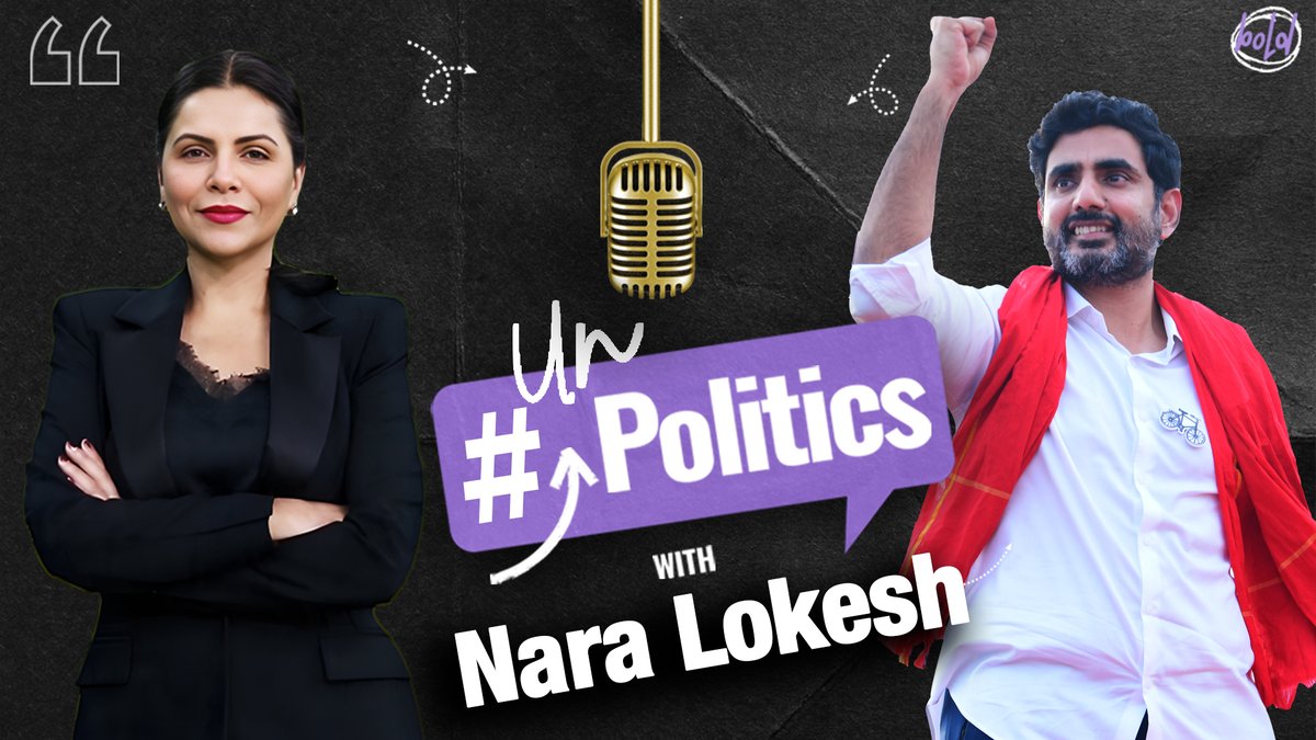 Watch: Nara Lokesh exclusively on #UnPolitics with Preeti Choudhry From Chandrababu Naidu’s arrest to his 2019 loss and 3132-km Padyatra, Lokesh Nara opens up about politics, family, and personal struggles. His vision for AP: AI, quantum computing & a data city in Vizag.