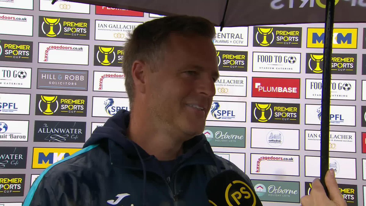 🔴 Stirling Albion FC manager Alan Maybury on the club's philosophy to give opportunity to young players "What I will do is give young boys a chance." 🗣️ #PremierSportsCup | SPFL