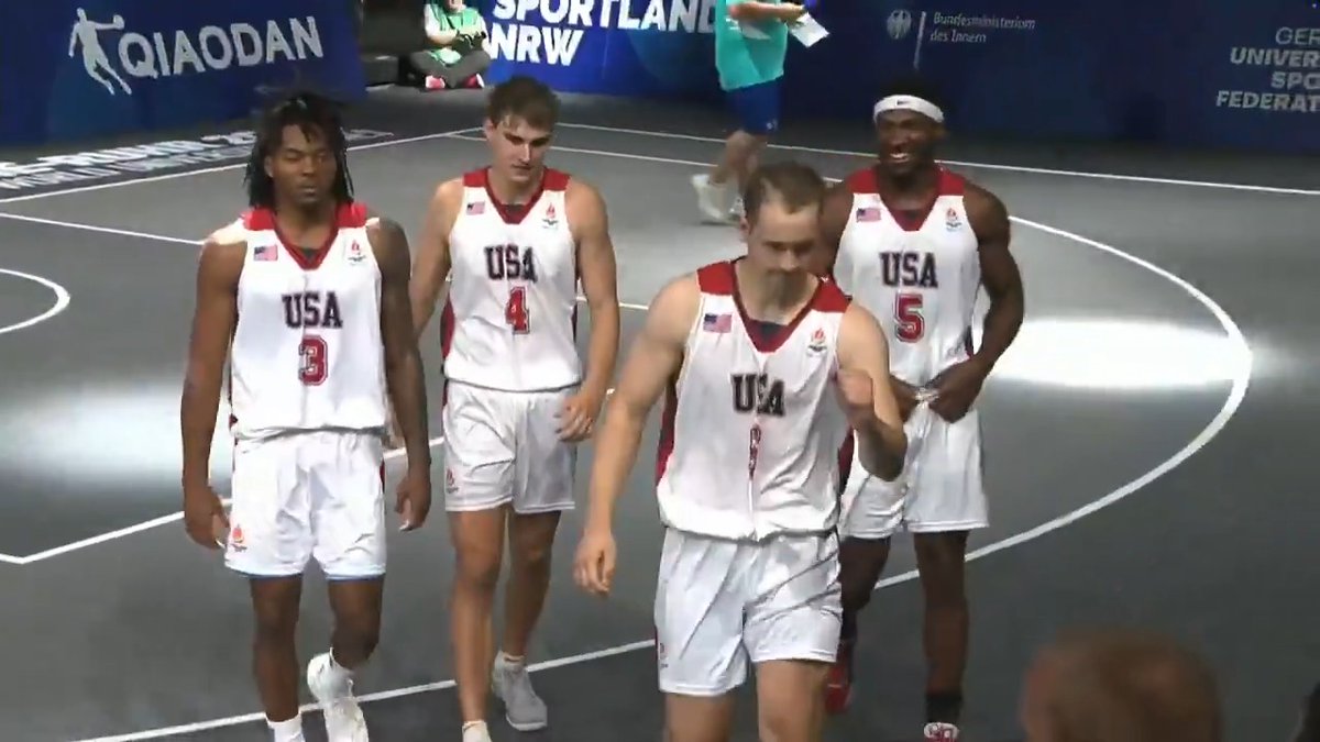 🇺🇸 Chandler Piggé and USA 3x3 beat Poland, 21-14, in the quarterfinals of the World University Games! Semifinals Up Next ⬇️ July 20 | 6:40 AM ET | Vs. Czech Republic #GoCrimson #OneCrimson | #FISUGames #RhineRuhr2025 #UniSport