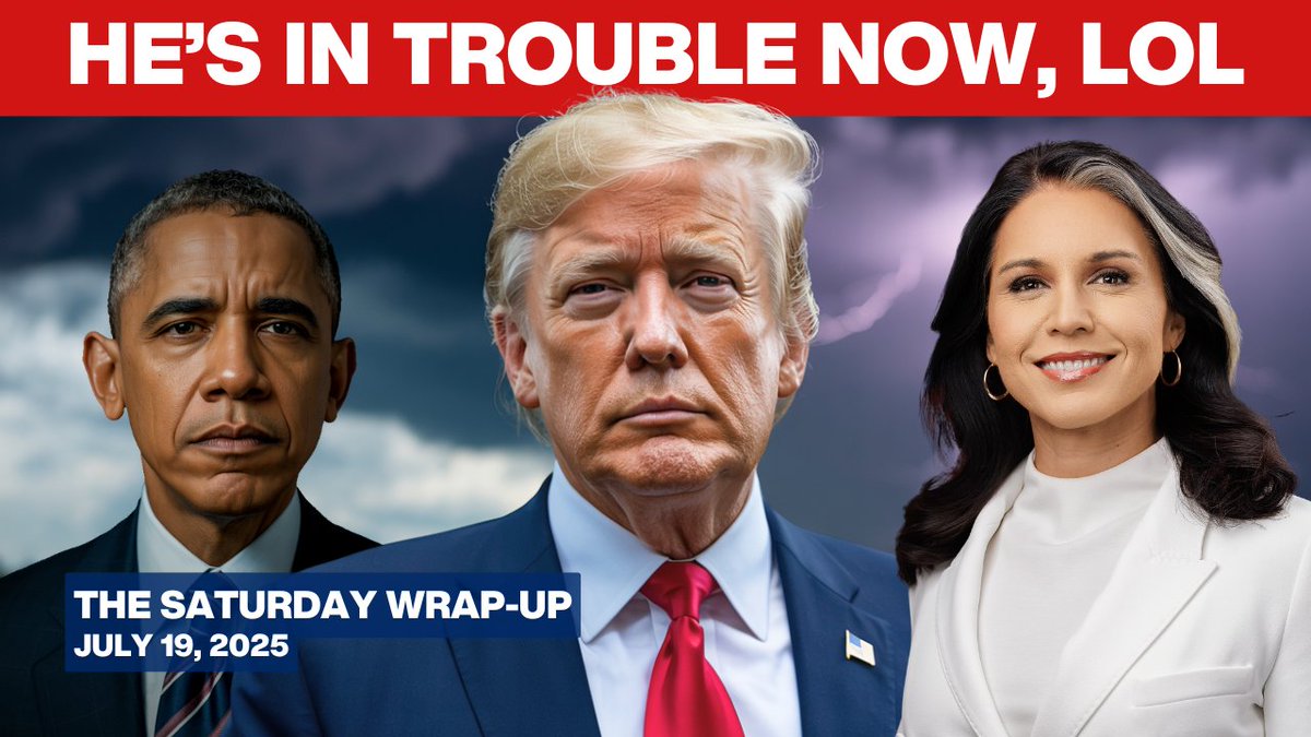 DNI Tulsi Gabbard released bombshell declassified documents proving Obama fabricated Russiagate to destroy Trump's presidency. Intelligence agencies knew it was a hoax, but Obama ordered them to proceed anyway. She referred Brennan, Clapper, and Comey to DOJ for prosecution.