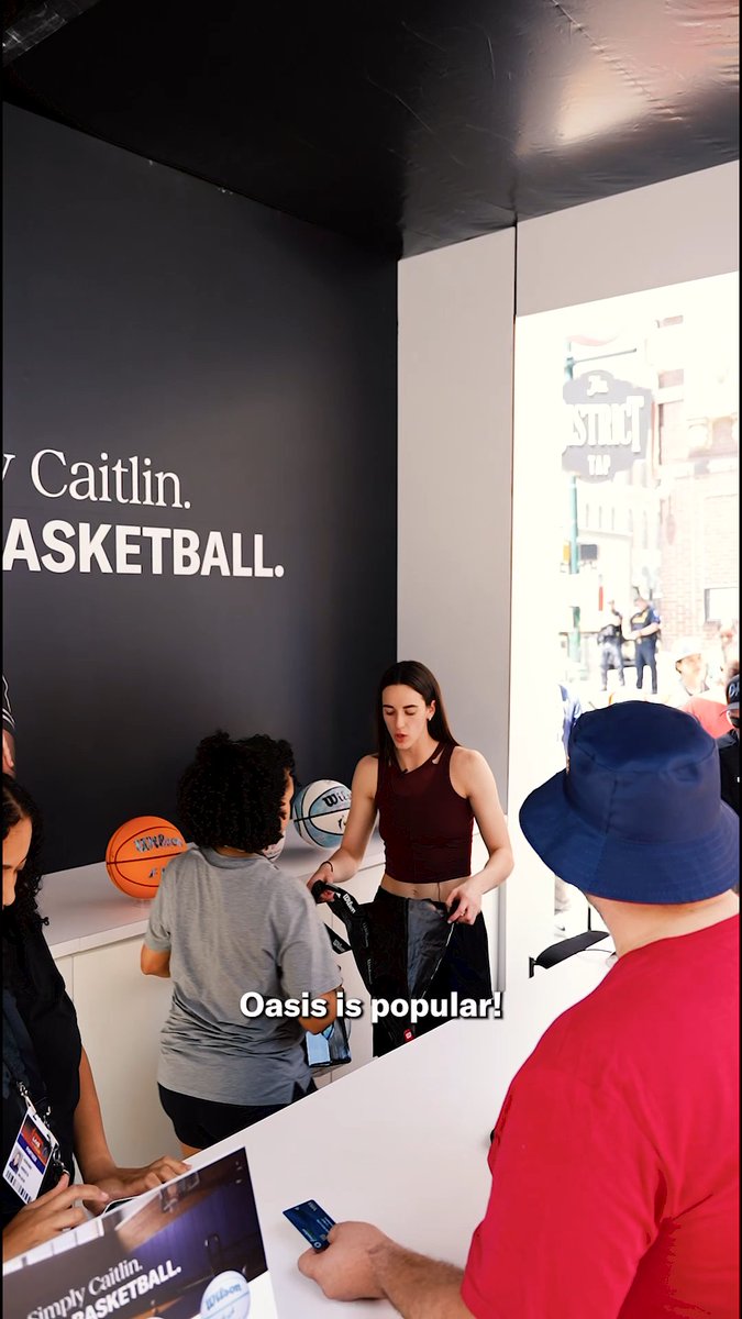 Step into the Wilson x Caitlin Clark activation space from Indianapolis, with Caitlin Clark! #WilsonBasketball #BondedByBall #CaitlinClarkSignatureSeries - - WNBA Indiana Fever