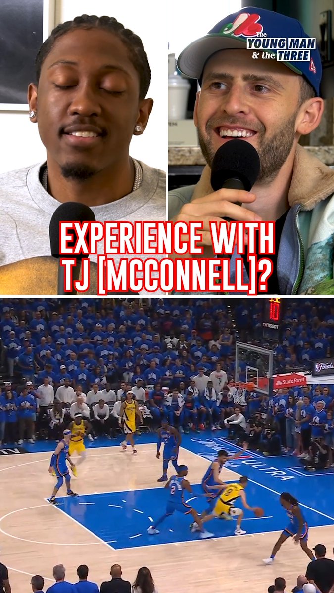 "Dude's so annoying. Special player though... He was really cool to me when I got drafted. We've always kept in touch... But he was very annoying [the Pacers-Thunder NBA Finals]." Jalen Williams on T.J. McConnell 🗣️ (via TheYoungManAndTheThree)