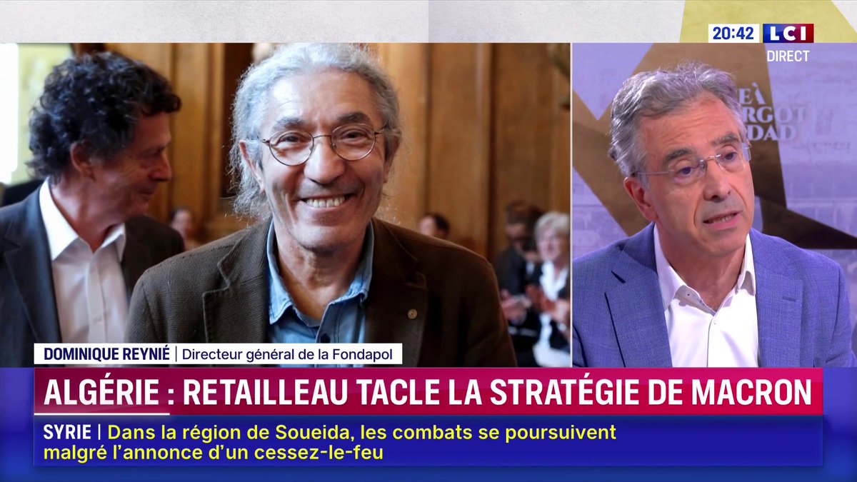 🗣️ "Nous ne sommes pas redoutés par l'Algérie, nous n'avons pas suffisamment de puissance pour que l'Algérie nous craigne" analyse Dominique Reynié ▶️ ✦ Margot Haddad ✦