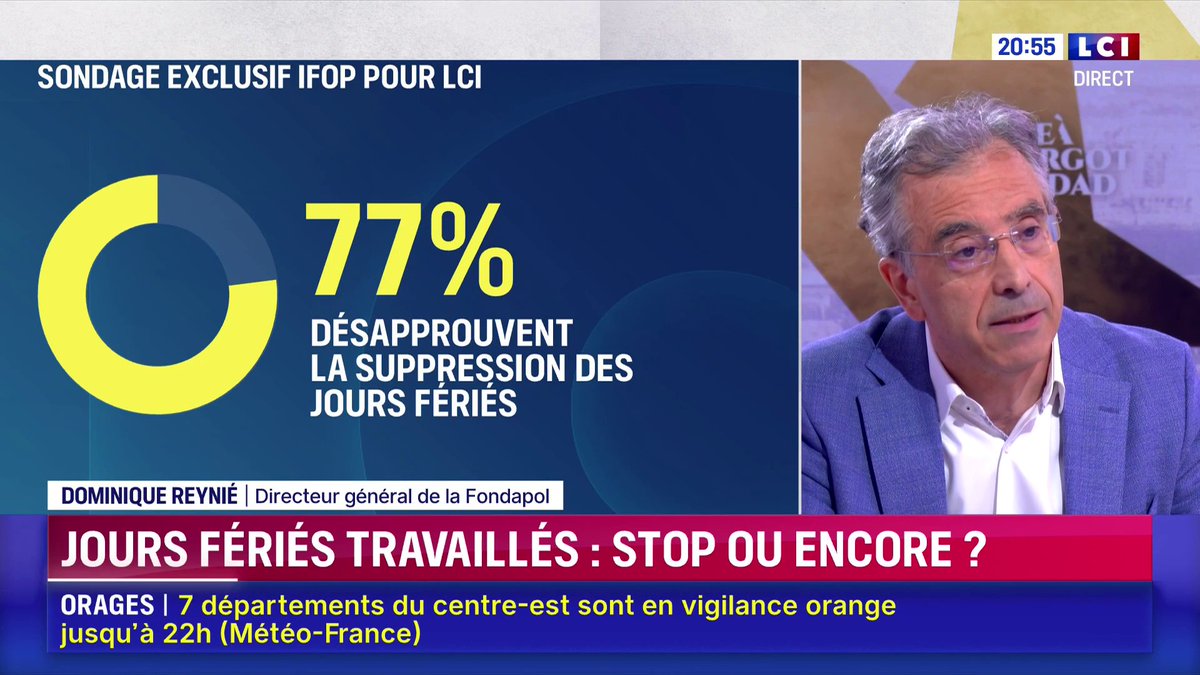 🗣️ "Nous avons besoin de travailler davantage" explique Dominique Reynié ▶️ ✦ Margot Haddad ✦
