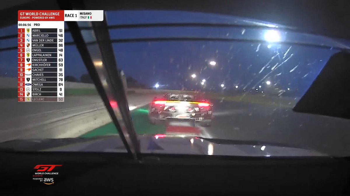 Marciello makes the move, the #46 BMW leads, the grandstands erupt. Rossi's third home win is in touching distance! 📺 #GTWorldEurope | #GTMisano