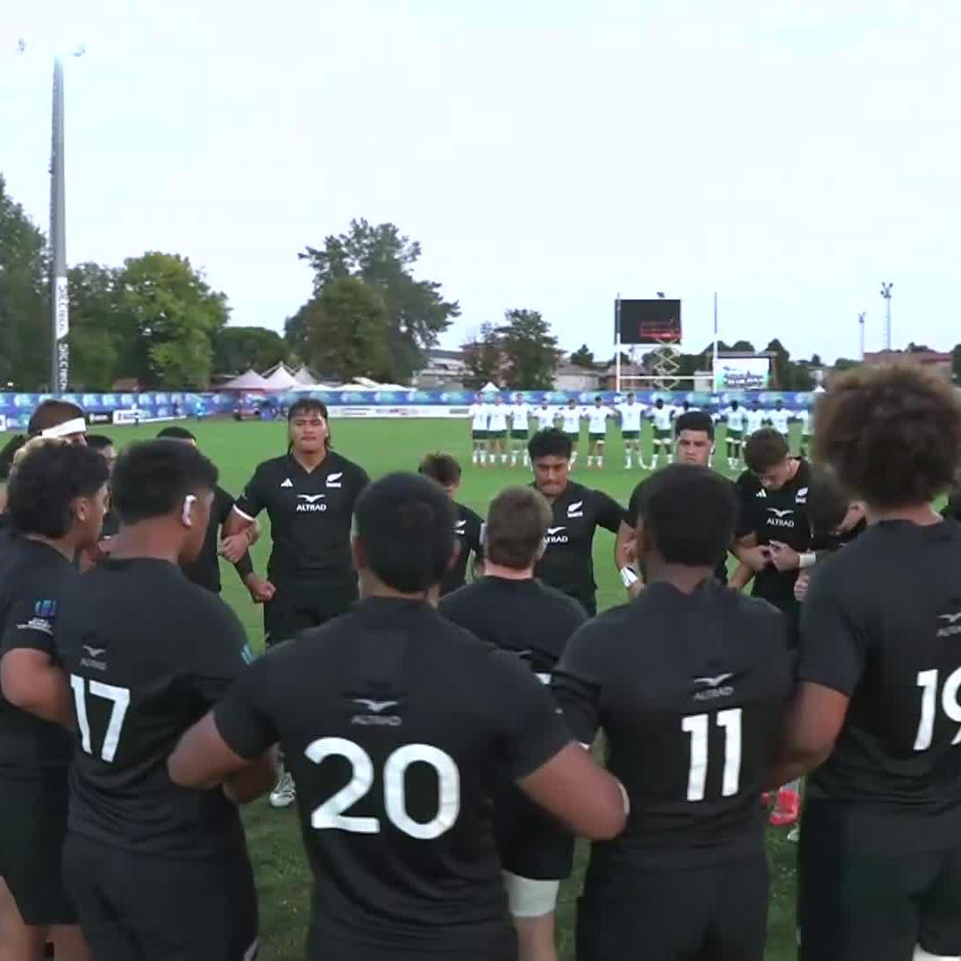 Goosebumps 😮💨 A Haka worthy of a final 🇳🇿 #WorldRugbyU20s