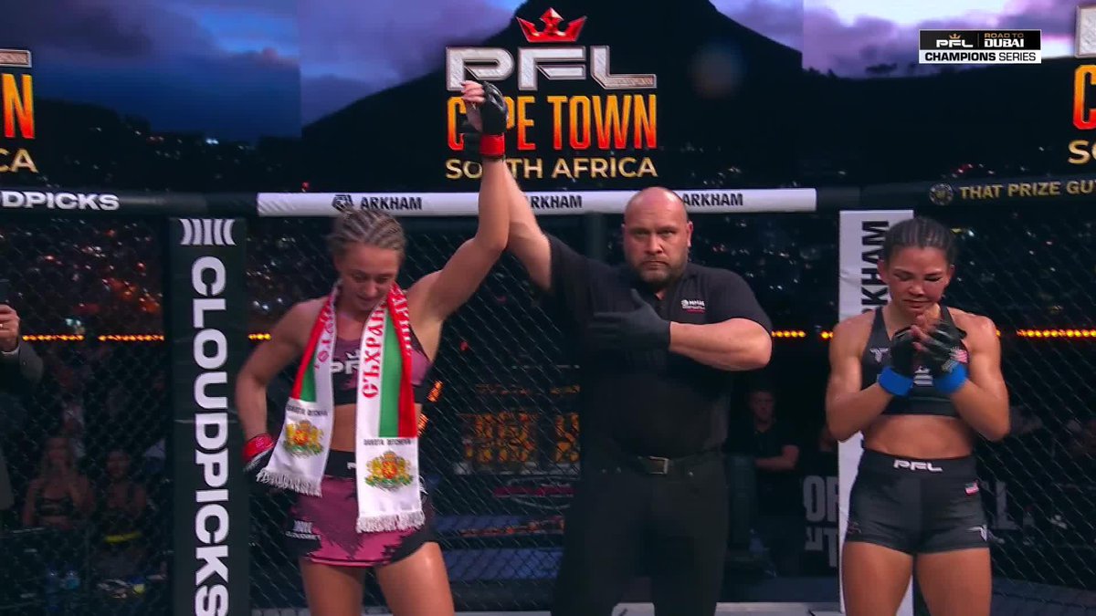 WHO ELSE?! Dakota Ditcheva moves to 15-0! #PFLCapeTown 🇿🇦 | TODAY | Grand Arena, GrandWest | Cape Town, South Africa | 🇺🇸 LIVE NOW on ESPN+