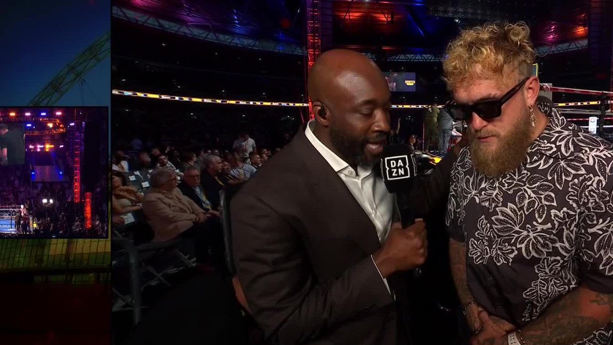 Jake Paul just said he’s going to fight Anthony Joshua at Wembley Stadium 😳