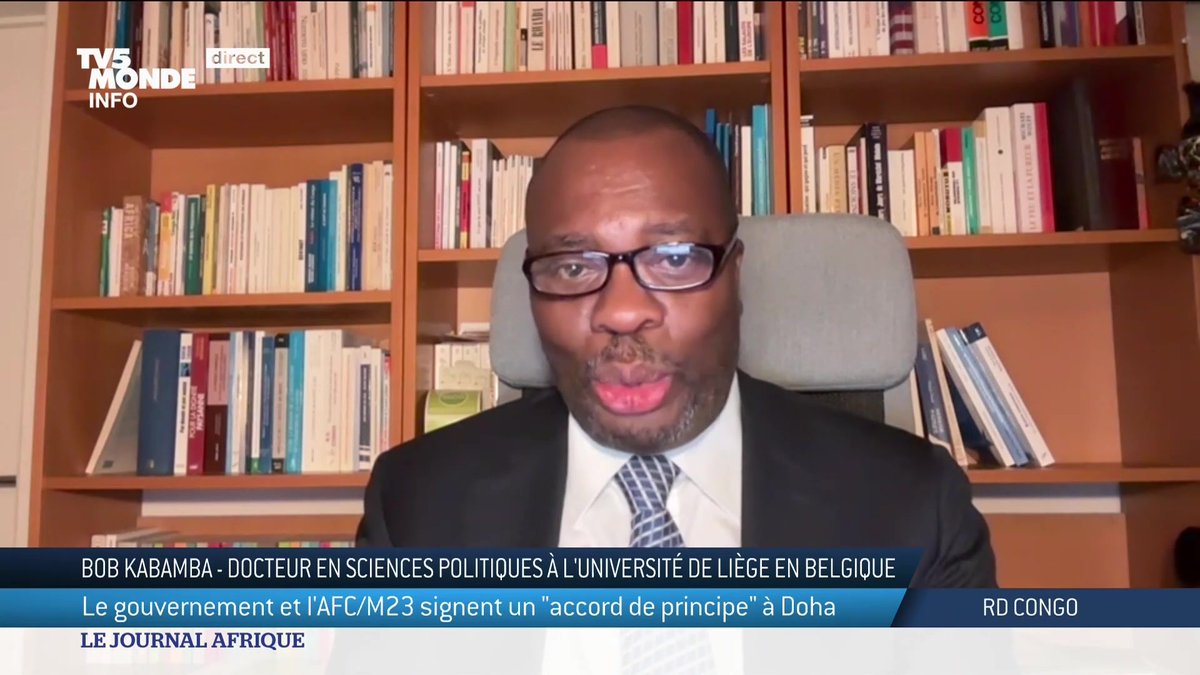 Le politologue Bob Kabamba analyse la fragilité de l'accord AFC/M23 en RDC, le rôle de Kigali, le changement de position de Tshisekedi, et les défis de la réintégration politique du M23.