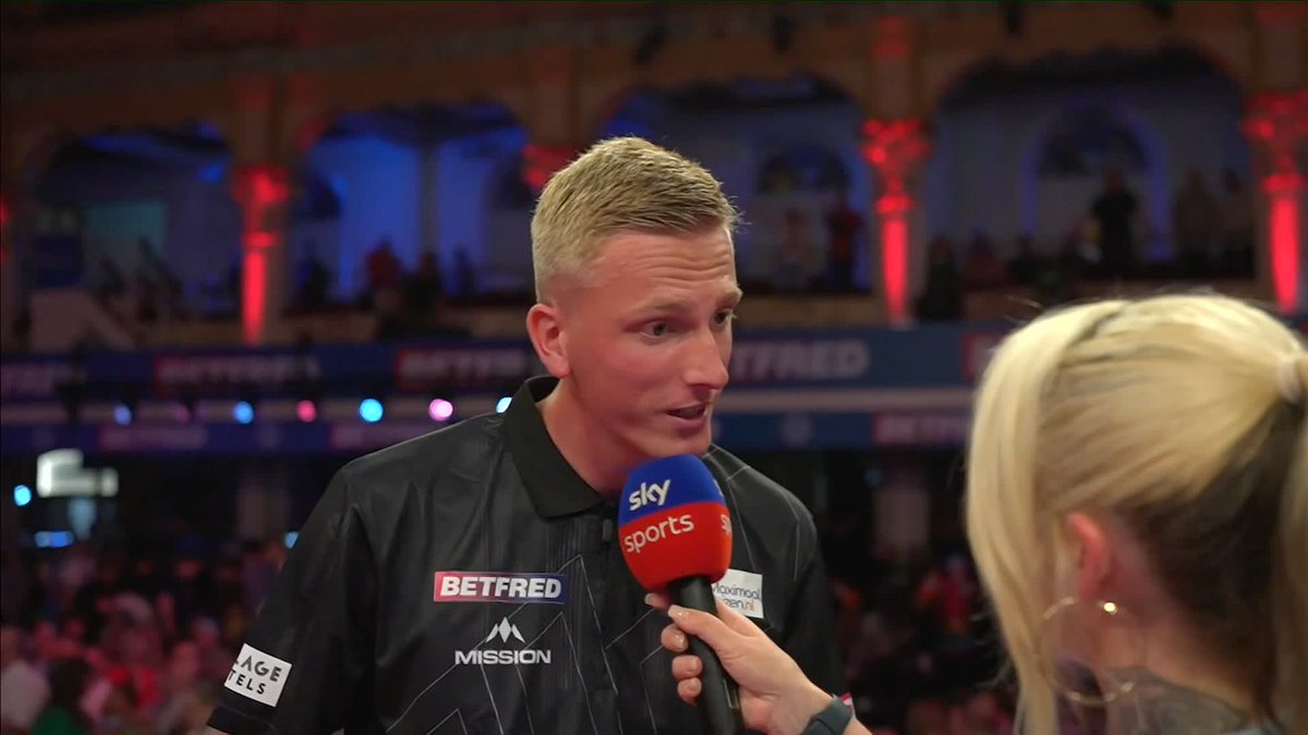 "I'm very happy with the way I played" 😄 Wessel Nijman reacts to defeating Nathan Aspinall 🗣️