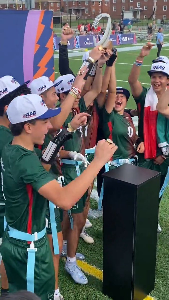 The Champs 🏆 NFL México | @mundoNFL | @NFLFlag