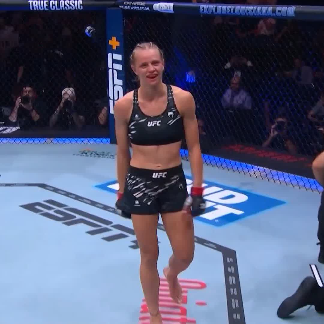 LOUISIANA IS FIRED UP OVER THIS ONE 😮‍💨 Carli Judice gets the TKO in front of her home state to kick off the card! [ #UFC318 | LIVE NOW on ESPN2 &amp; ESPN+ ]